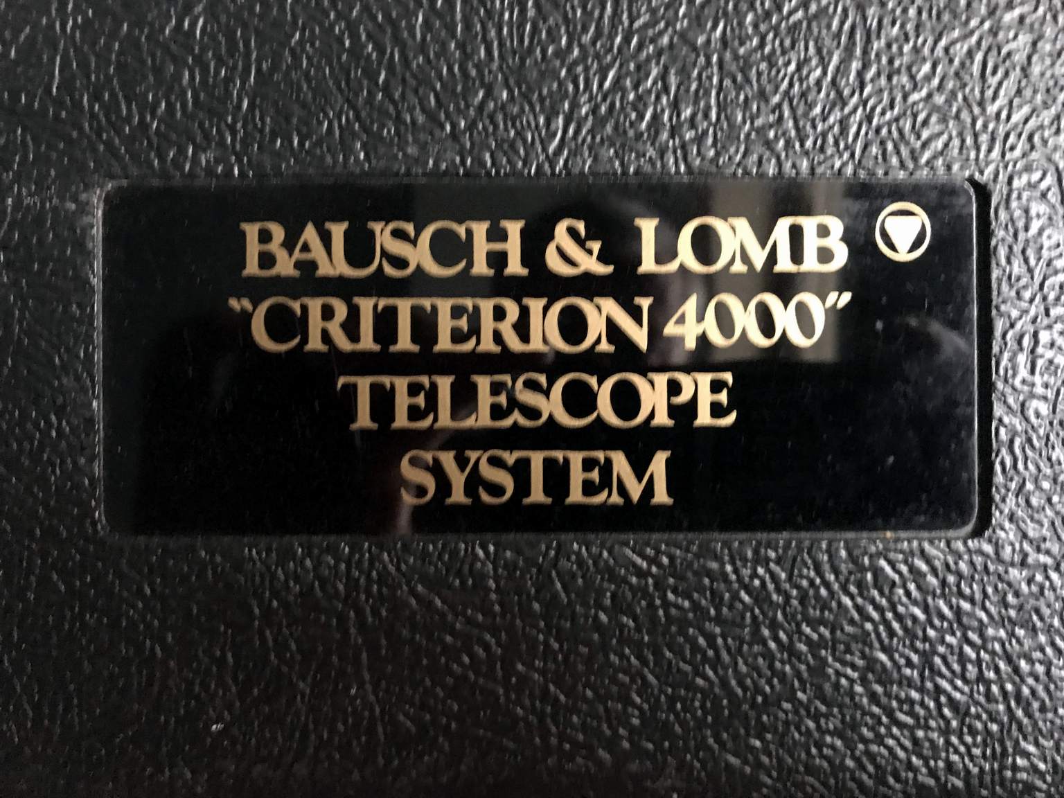  Bausch & Lomb SC "Criterion 4000" 