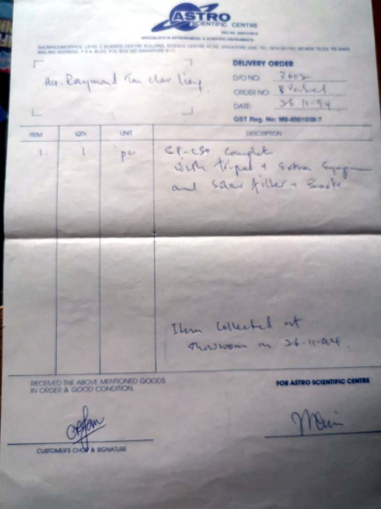 Celestron/Vixen SP-C 80 Refraktor 80/910mm