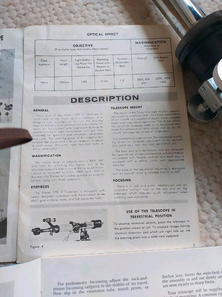 Royal Astro D-77/Tasco 10-TE 5 76.2/1200mm-Refraktor