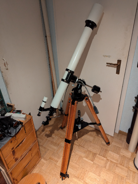 Royal Astro D-77/Tasco 10-TE 5 76.2/1200mm-Refraktor