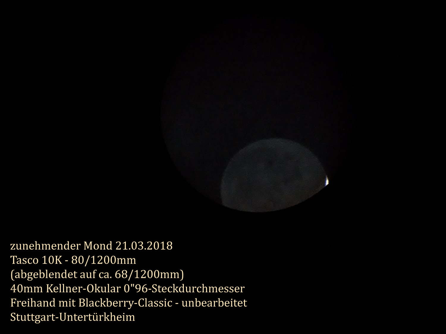 Tasco 10-K Refraktor 80/1200mm