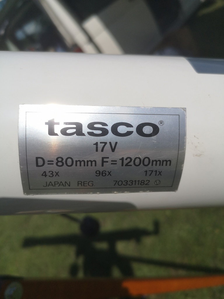 Tasco 17-V Refraktor 80/1200mm