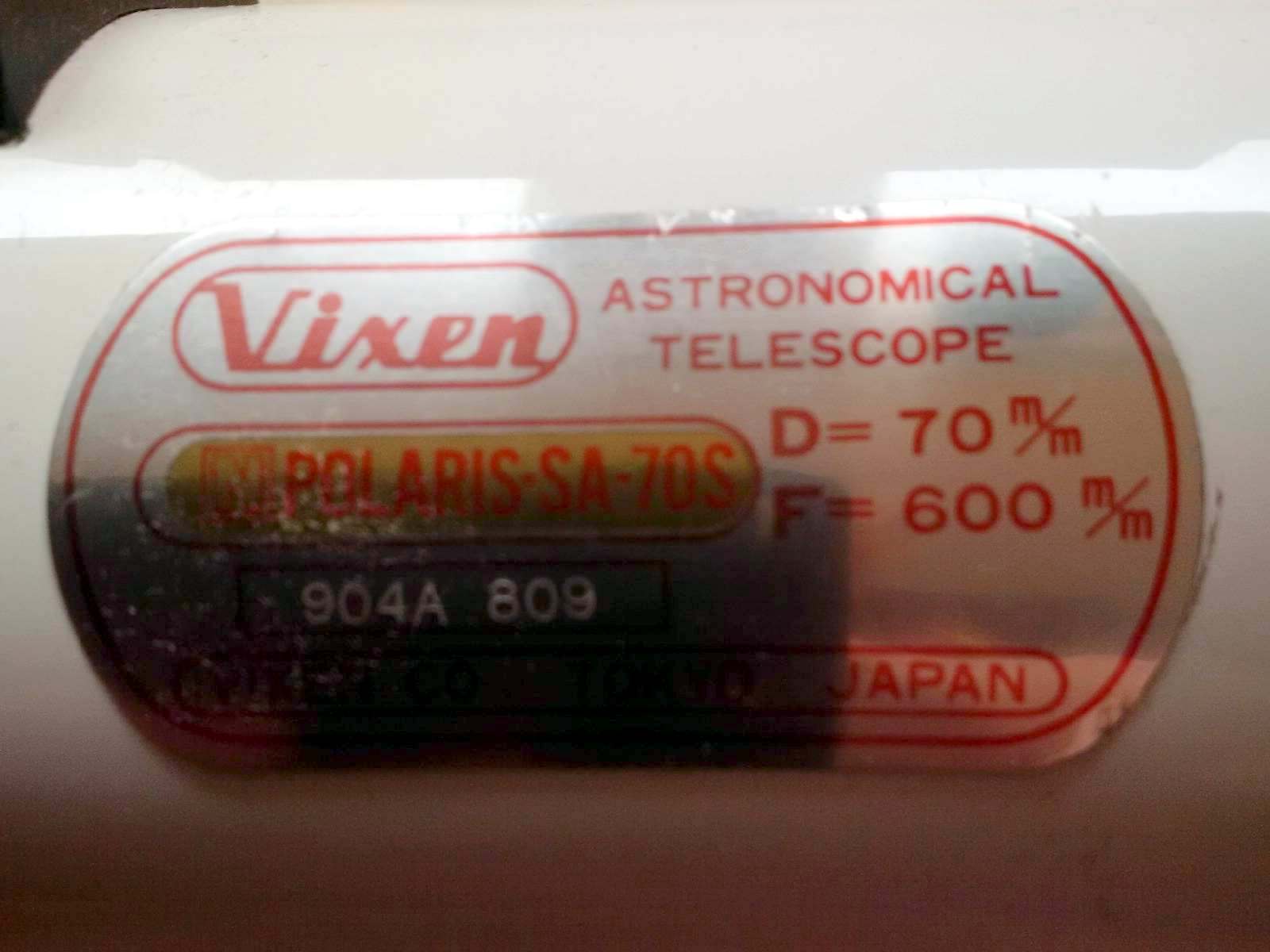 Vixen Fluorit-Refraktor 80/640mm