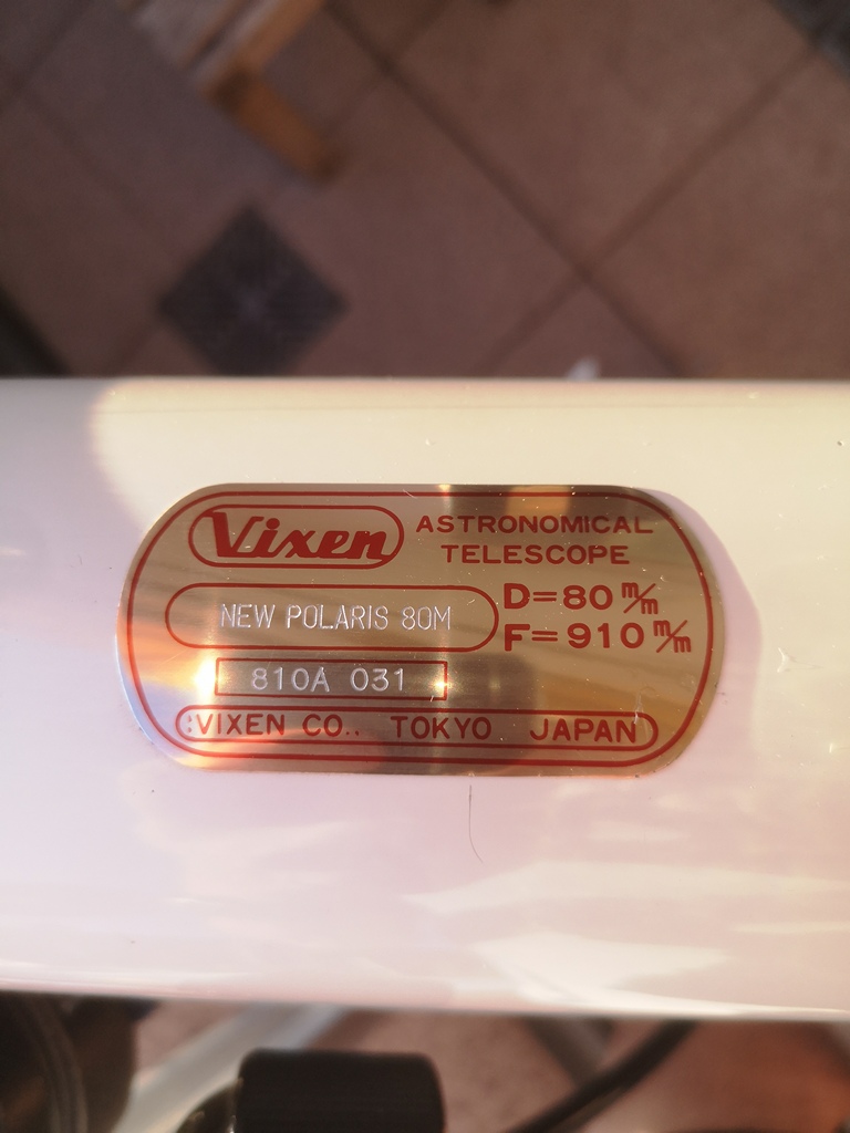 Vixen New Polaris M Refraktor 80/910mm