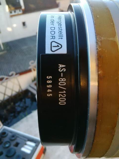 Klassiker: Zeiss AS 80/1200mm Refraktor