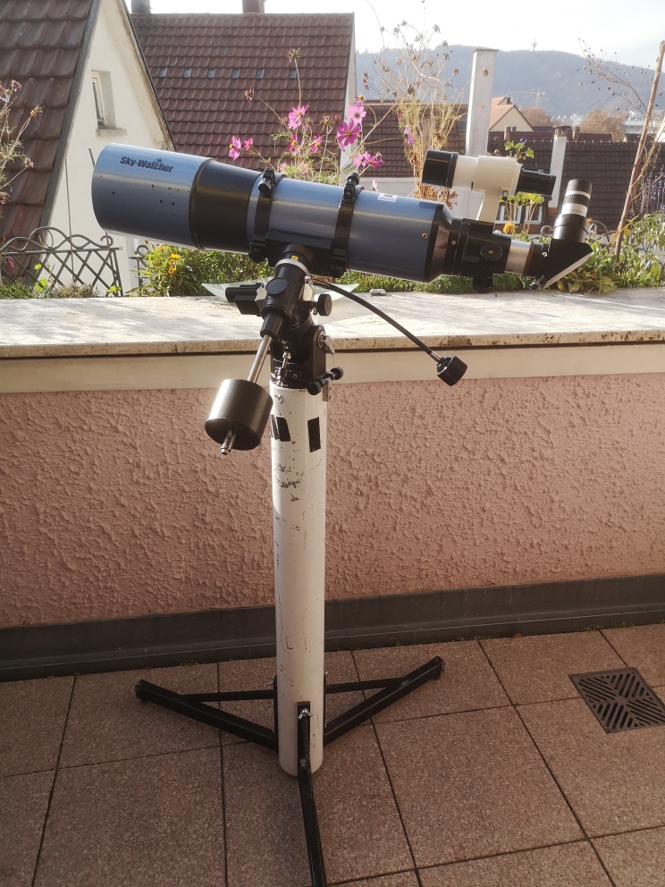 Der kurze Dicke: "Skywatcher"-Refraktor 150/750mm